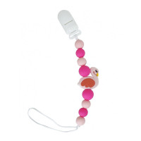 Силіконовий ланцюжок для пустушки «Фламінго» MGZ-0522-3 довжина 24 см (MGZ-0522-3)