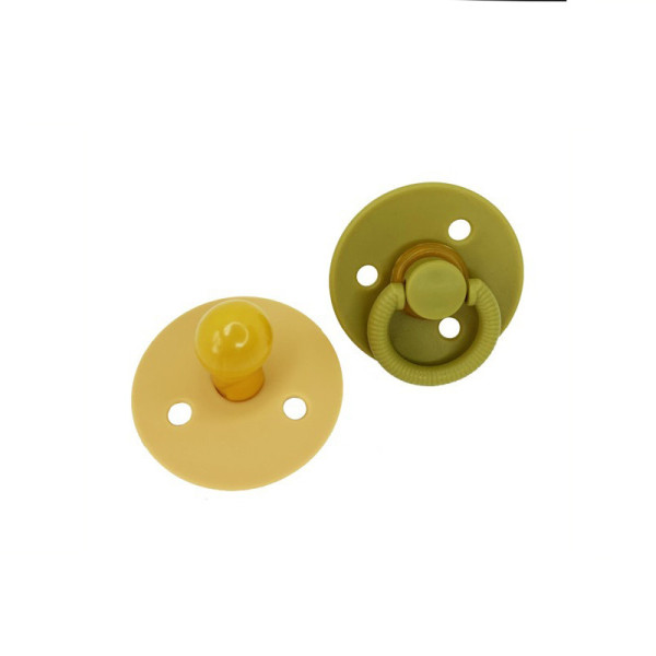 Набір з двох пустушок латексних MGZ-0518-4 кругла (MGZ-0518-4)