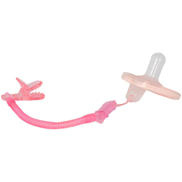 Ланцюжок для пустушки "Спіраль" 3335_рожевий (3335_рожевий)