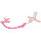 Ланцюжок для пустушки "Спіраль" 3335_рожевий (3335_рожевий)