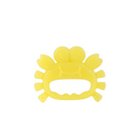 Прорізувач силіконовий "Морські мешканці" 4008_жовтий_крабик (4008_жовтий_крабик)