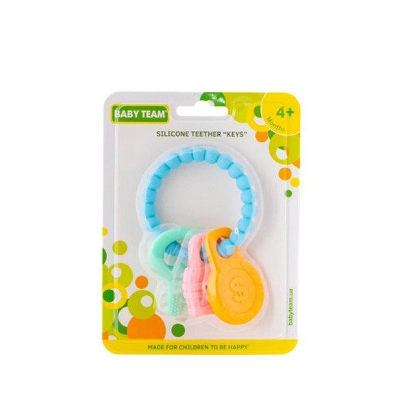 Детская игрушка прорезыватель "Ключики" 4024 силиконовый (4024)