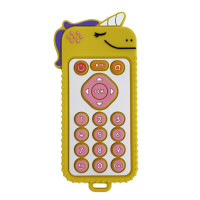 Силиконовый прорезыватель пульт "Единорог" MGZ-0425(Yellow)(MGZ-0425(Yellow))