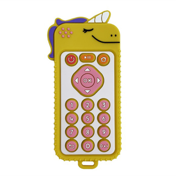 Силіконовий прорізувач пульт "Єдиноріг" MGZ-0425(Yellow) (MGZ-0425(Yellow))