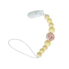 Силіконовий ланцюжок для пустушки "Пончик" MGZ-0523-4 довжина 24 см (MGZ-0523-4)