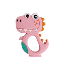 Силіконовий прорізувач "Діно" MGZ-0415(Pink) (MGZ-0415(Pink))