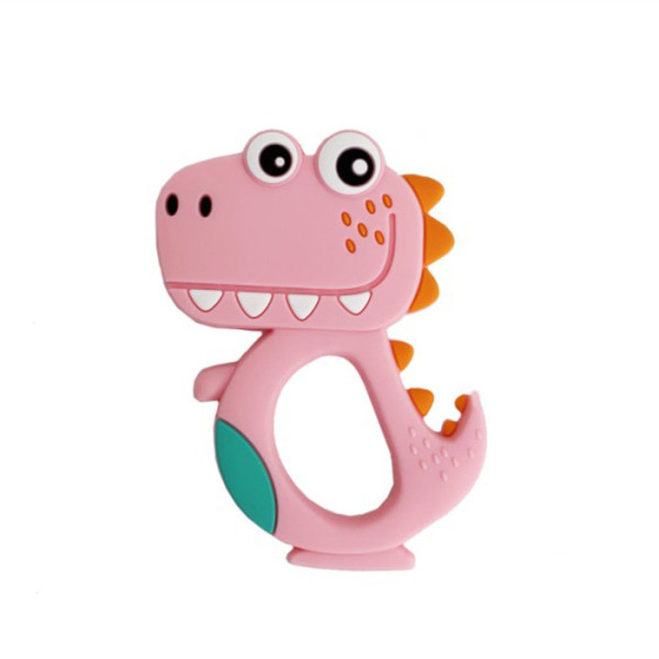 Силіконовий прорізувач "Діно" MGZ-0415(Pink) (MGZ-0415(Pink))