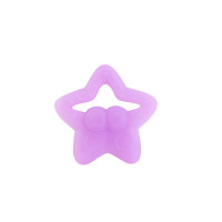 Прорізувач силіконовий "Морські мешканці" 4008_фіолетова_зірочка (4008_фіолетова_зірочка)