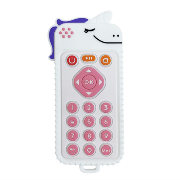 Силіконовий прорізувач пульт "Єдиноріг" MGZ-0425(White) (MGZ-0425(White))