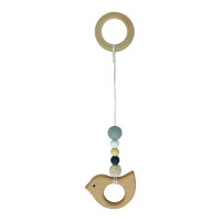 Дитячий дерев'яний гризунок "Пташка" MGZ-0410-1 з підвіскою (MGZ-0410-1)