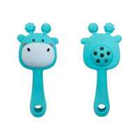 Силіконовий прорізувач-брязкальце "Жираф" MGZ-0428(Turqouise) (MGZ-0428(Turqouise))