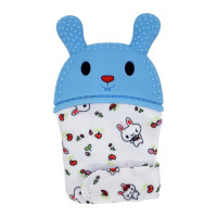 Прорізувач-рукавичка "Зайчик" MGZ-0404 (Blue) на липучці (MGZ-0404(Blue))