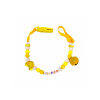 Ланцюжок для пустушки MGZ-0500(Yellow) з дзвіночком (MGZ-0500(Yellow))