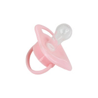 Пустушка силіконова кругла MGZ-0516(Pink) з ковпачком (MGZ-0516(Pink))