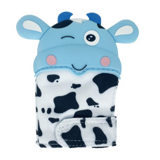 Прорізувач-рукавичка "Корівка" MGZ-0405(Blue) на липучці (MGZ-0405(Blue))