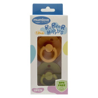 Набір з двох пустушок латексних MGZ-0524-4 кругла (MGZ-0524-4)