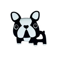 Силіконовий прорізувач "Бульдожка" MGZ-0414(Black) чорний, 8х1х8 см (MGZ-0414(Black))