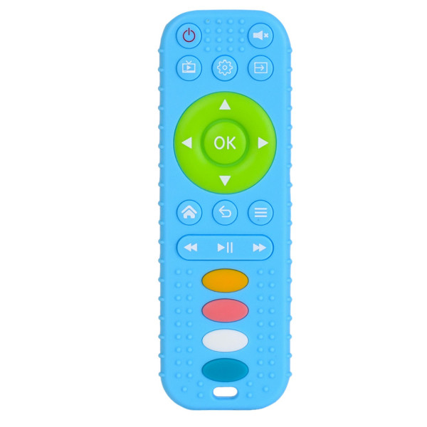 Дитячий прорізувач "Пульт" SD-44(Blue) блакитний, текстурний, 16 см (SD-44(Blue))