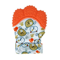 Прорізувач-рукавичка "Лапка" MGZ-0412(Orange) на липучці (MGZ-0412(Orange))