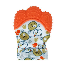 Прорізувач-рукавичка "Лапка" MGZ-0412(Orange) на липучці (MGZ-0412(Orange))