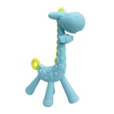 Силіконовий прорізувач "Жираф" MGZ-0423(Blue) без футляра  (MGZ-0423(Blue))