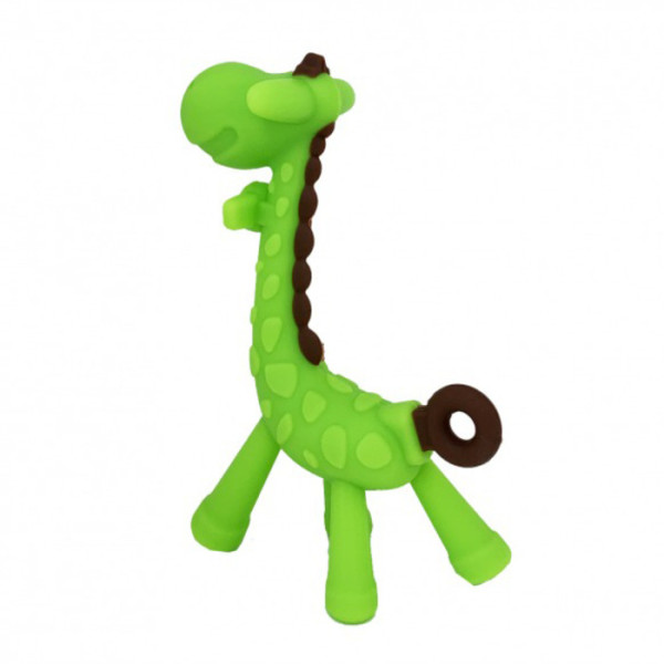 Силіконовий прорізувач "Жираф" MGZ-0416(Green) в футлярі (MGZ-0416(Green))