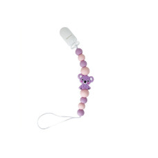 Ланцюжок для пустушки "Коала" MGZ-0521(Violet) силіконовий (MGZ-0521(Violet))