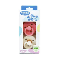 Набір із двох пустушок латексних MGZ-0524-6 кругла (MGZ-0524-6)