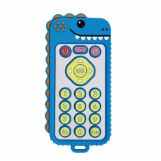 Силіконовий прорізувач пульт "Динозавр" MGZ-0426(Blue) (MGZ-0426(Blue))