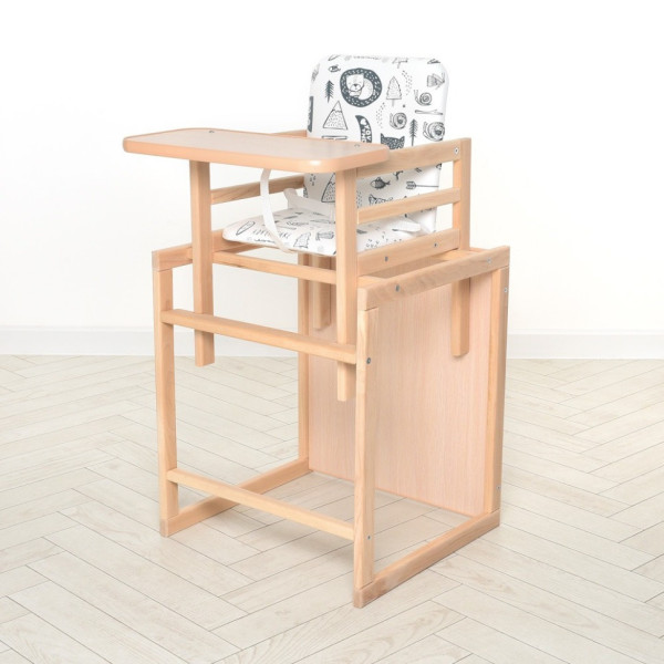 Стільчик для годування Quest білий, трансформер, 2-х точ.ремені, білий (Quest Белий)