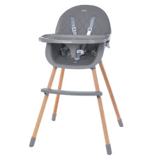 Стільчик для годування LUMI ME 1111 Gray екошкіра (ME 1111 Gray)