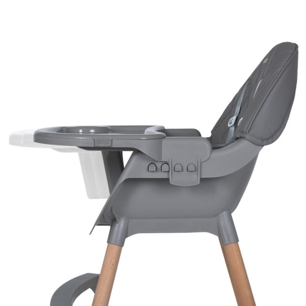 Стільчик для годування LUMI ME 1111 Gray екошкіра (ME 1111 Gray)