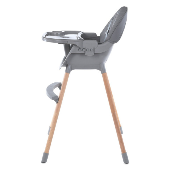 Стільчик для годування LUMI ME 1111 Gray екошкіра (ME 1111 Gray)