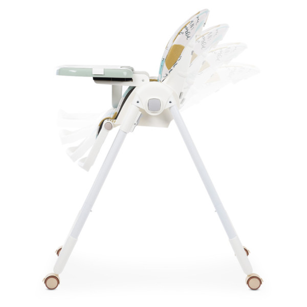 Дитячий стільчик для годування M 5673-12 на коліщатках (M 5673-12)