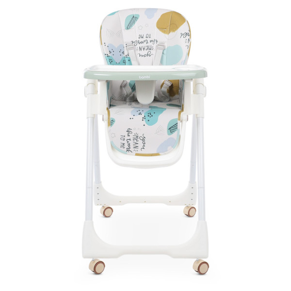 Дитячий стільчик для годування M 5673-12 на коліщатках (M 5673-12)