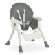 Стільчик для годування M 6302 Gray складний, 5-ти точкові ремені (M 6302 Gray)