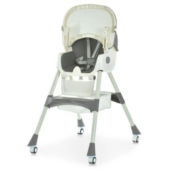 Стільчик для годування M 6302 Gray складний, 5-ти точкові ремені (M 6302 Gray)