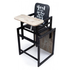 Стільчик для годування 2 в 1 Graphite дуб клондайк (Graphite дуб клондайк)