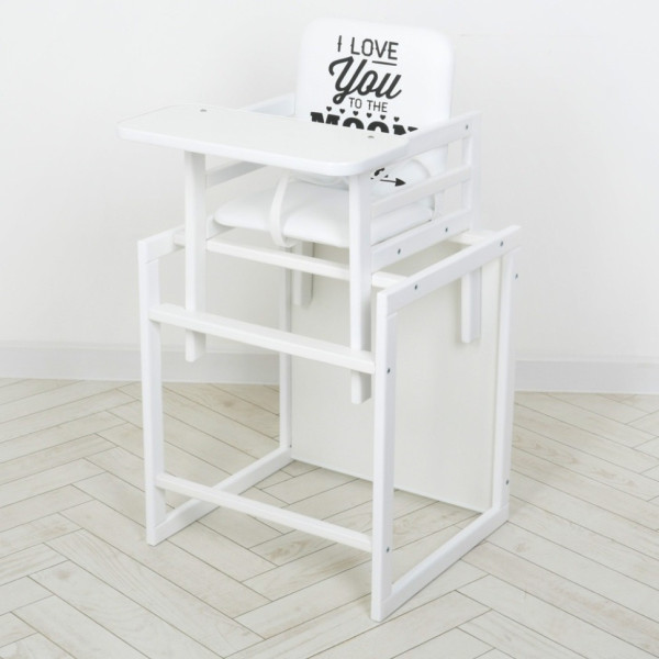 Стільчик для годування Color білий, для годування, трансформер, 2-х точ.ремені, білий (Color белый)