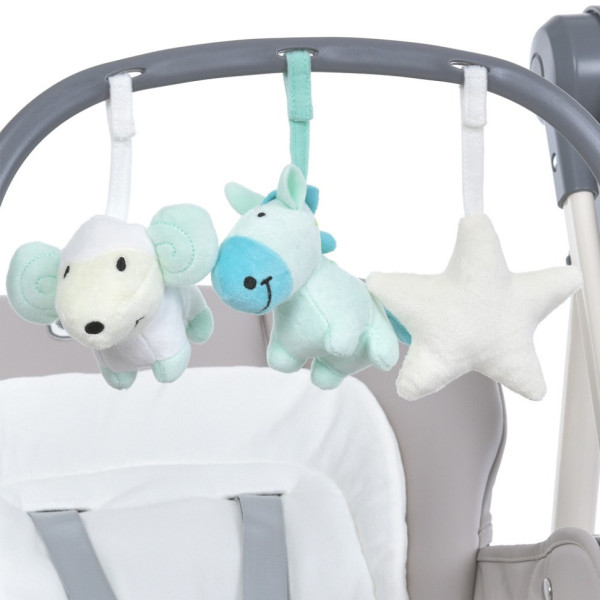 Стільчик-гойдалка для годування SWAN ME 1087-G Latte (ME 1087-G Latte)