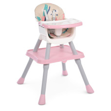 Стільчик для годування 3 в 1 M 5672-8 рожевий (M 5672-8)