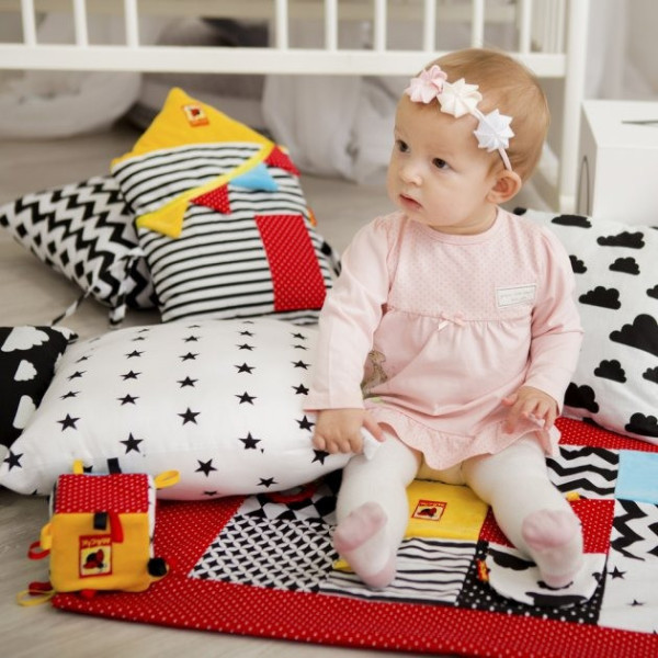 Підвіска-бортик для ліжечка "Будиночок B&W&" МС 110512-09 (МС 110512-09)