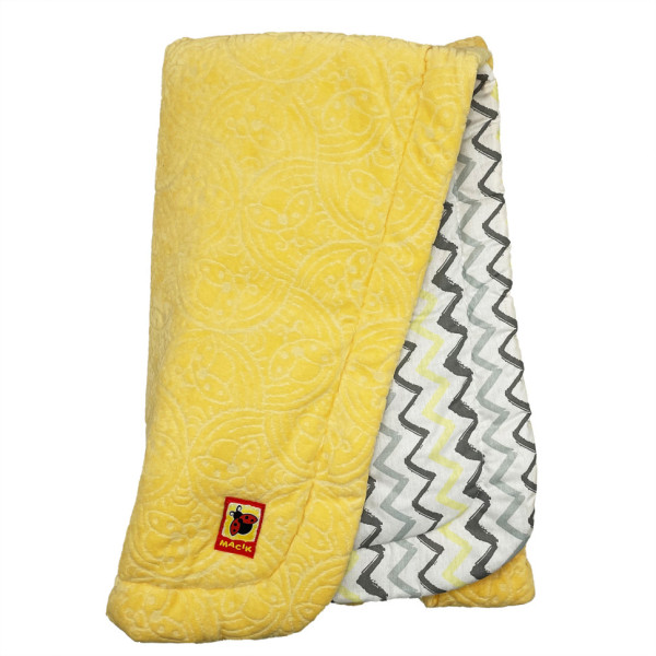 Плед дитячий МС 110612-15 трикотаж, жовтий 78 х 90 см (МС 110612-15)