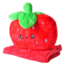 М'яка іграшка+плед MP08 Полуниця 40 см, плед 80*120 см (MP08)