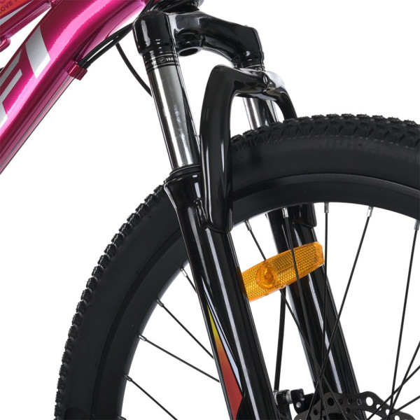 Велосипед MTB2601-3, 26 дюймів, алюмінієва рама 13 Shimano 21SP фуксія (MTB2601-3)