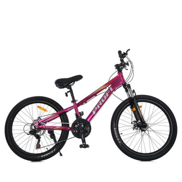Велосипед MTB2601-3, 26 дюймів, алюмінієва рама 13 Shimano 21SP фуксія (MTB2601-3)