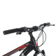 Велосипед MTB2602-2, 26 дюймів, алюмінієва рама 13 Shimano 21SP чорно-червоний (MTB2602-4)