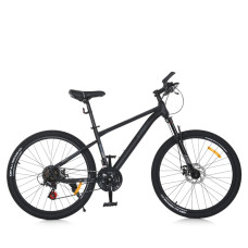 Велосипед SKD75 MTB 2605-1, 26 дюймів, сталева рама 16 Sunrun 24SP чорний (MTB 2605-1)