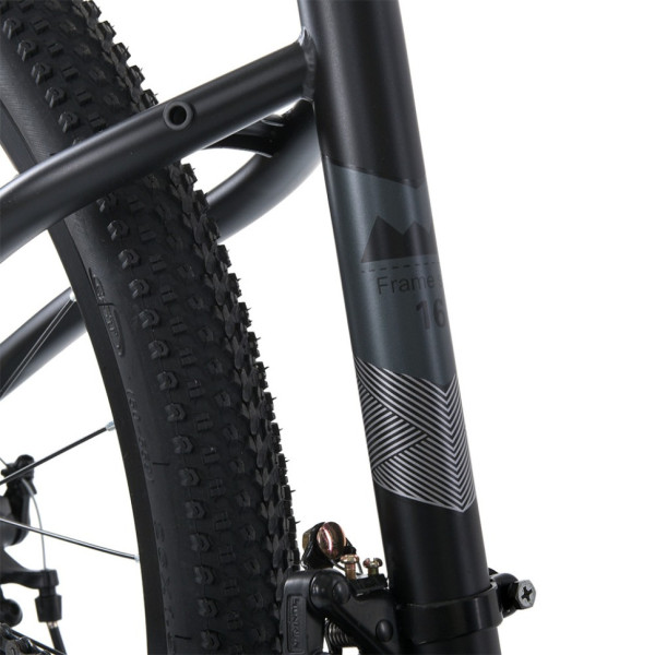 Велосипед SKD75 MTB 2605-1, 26 дюймів, сталева рама 16 Sunrun 24SP чорний (MTB 2605-1)