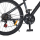 Велосипед SKD75 MTB 2605-1, 26 дюймів, сталева рама 16 Sunrun 24SP чорний (MTB 2605-1)